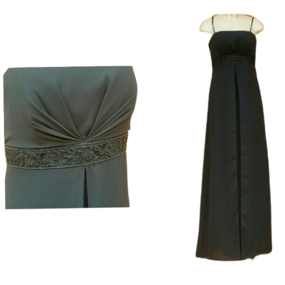 🖤 Michaelangelo Black Beaded Evening Gown